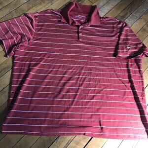 Nike Golf DriFit Polo XXL Red